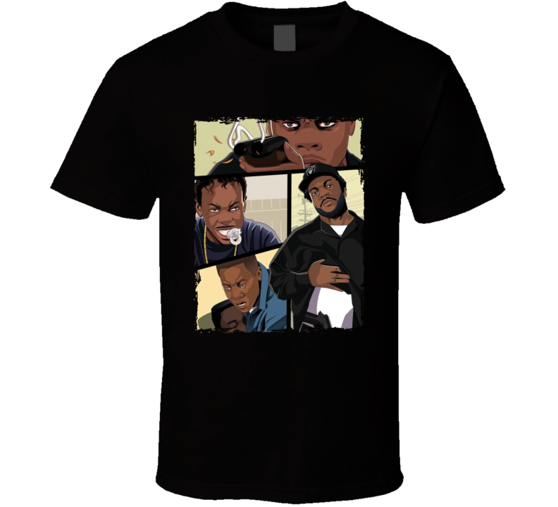 Boyz N The Hood 90s Crime Drama Ice Cube Movie Fan Cartoon T Shirt Boyz N The Hood 90s Crime Drama Ice Cube Movie Fan Cartoon T Shirt