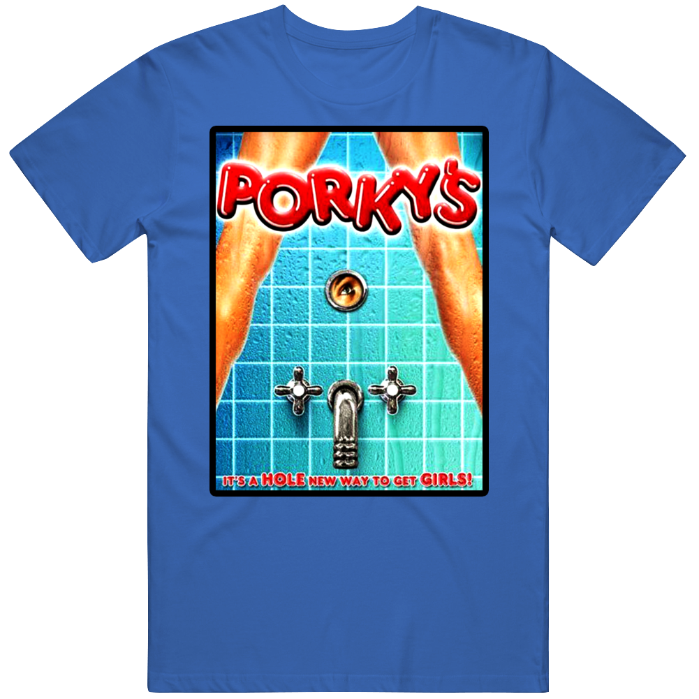 Porky's Funny Movie 80s Fan T Shirt Porky's Funny Movie 80s Fan T Shirt