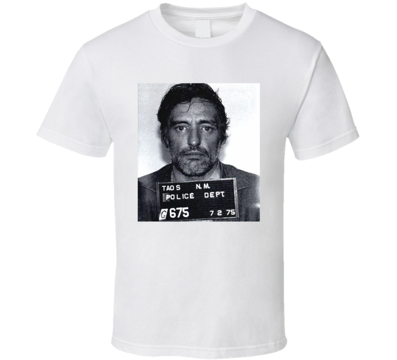 Dennis Hopper Mugshot Fan T Shirt Dennis Hopper Mugshot Fan T Shirt