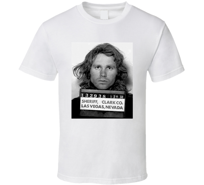 Rock Star Mugshot Celebrity Fan T Shirt Rock Star Mugshot Celebrity Fan T Shirt