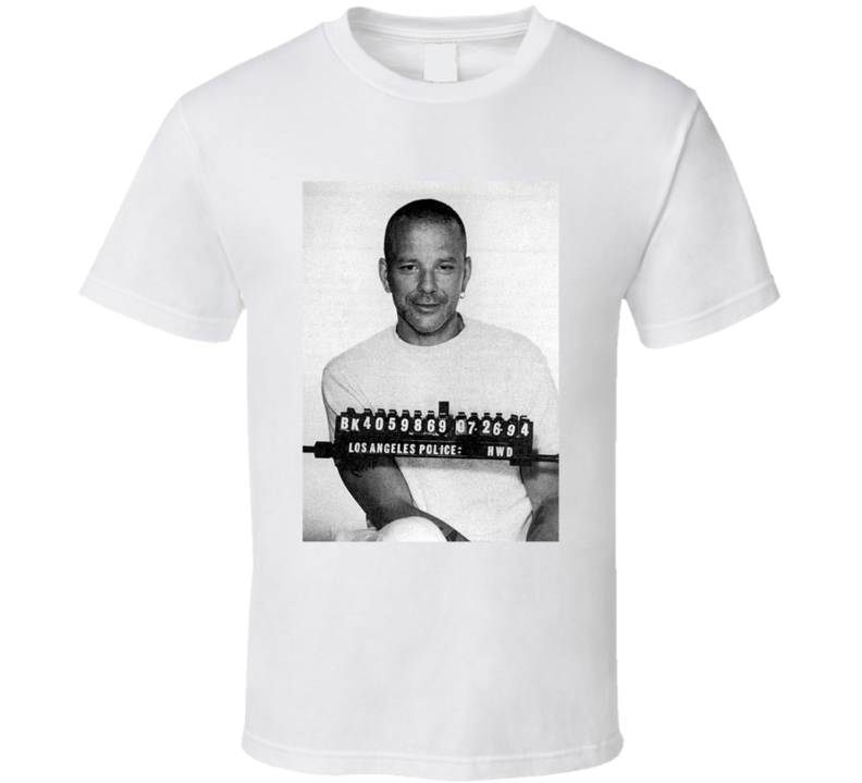 Mickey Rourke Mugshot Fan T Shirt Mickey Rourke Mugshot Fan T Shirt