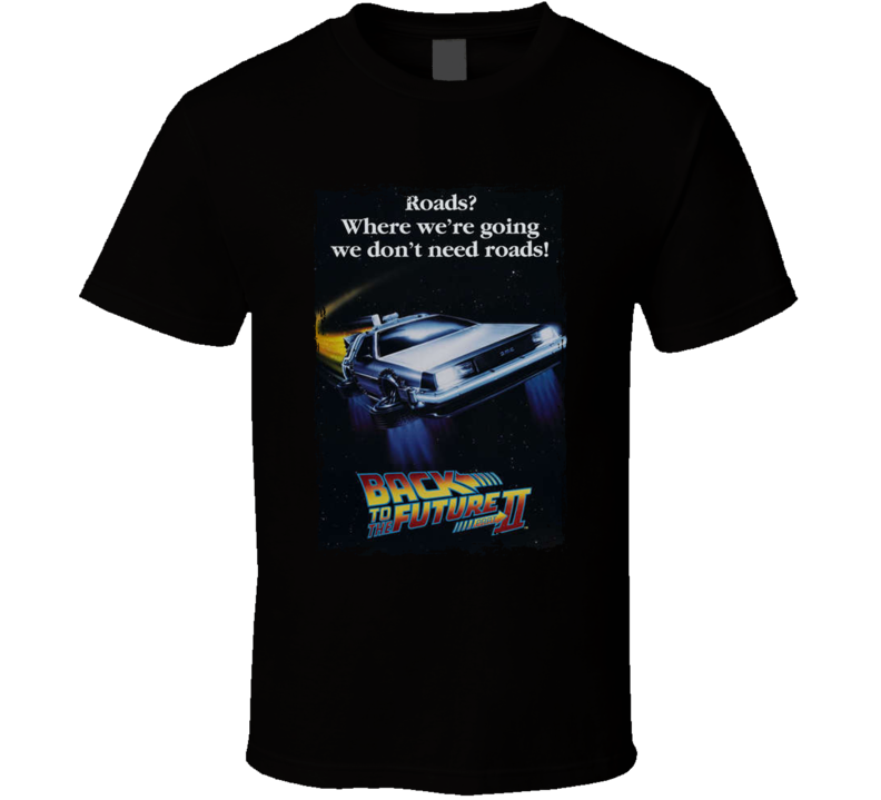 Back To The Future 2 80s Sci Fi Movie T Shirt Back To The Future 2 80s Sci Fi Movie T Shirt