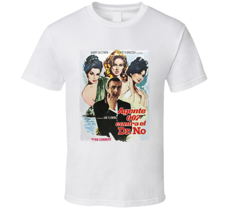 Dr No James Bond Spanish Movie Fan T Shirt Dr No James Bond Spanish Movie Fan T Shirt