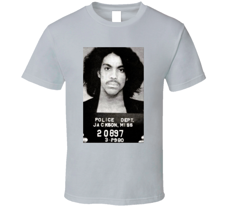 The Artist Formerly Known As Mugshot Music Fan T Shirt The Artist Formerly Known As Mugshot Music Fan T Shirt