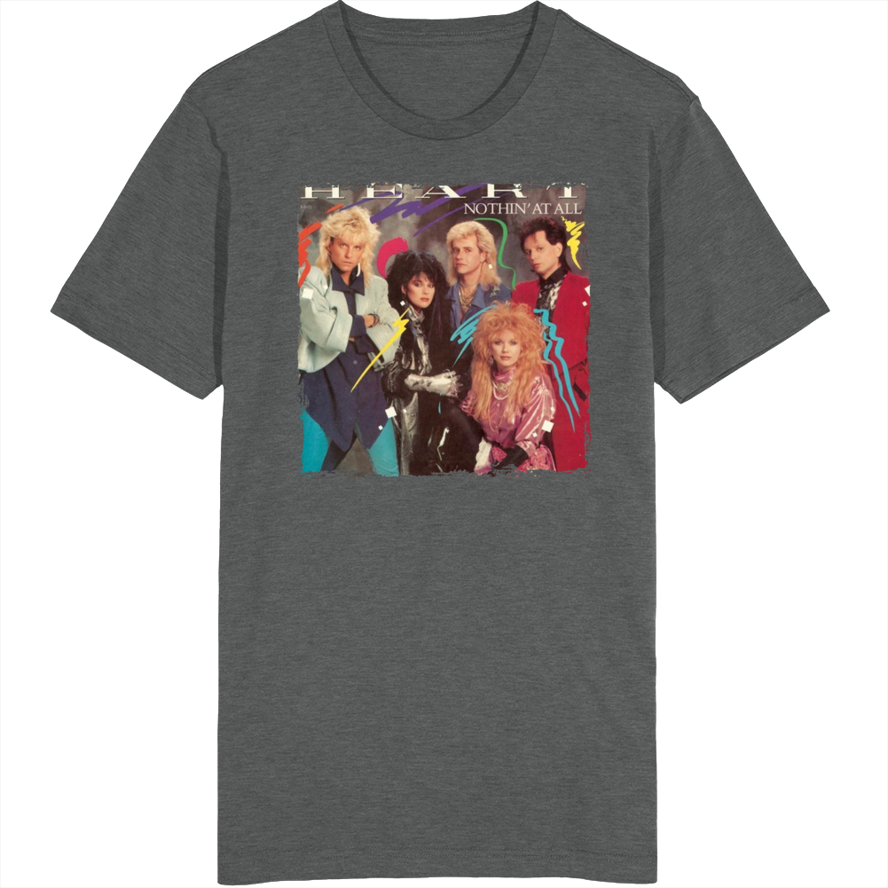 Heart Nothin' At All 80s Album Cover Music Fan T Shirt Heart Nothin' At All 80s Album Cover Music Fan T Shirt
