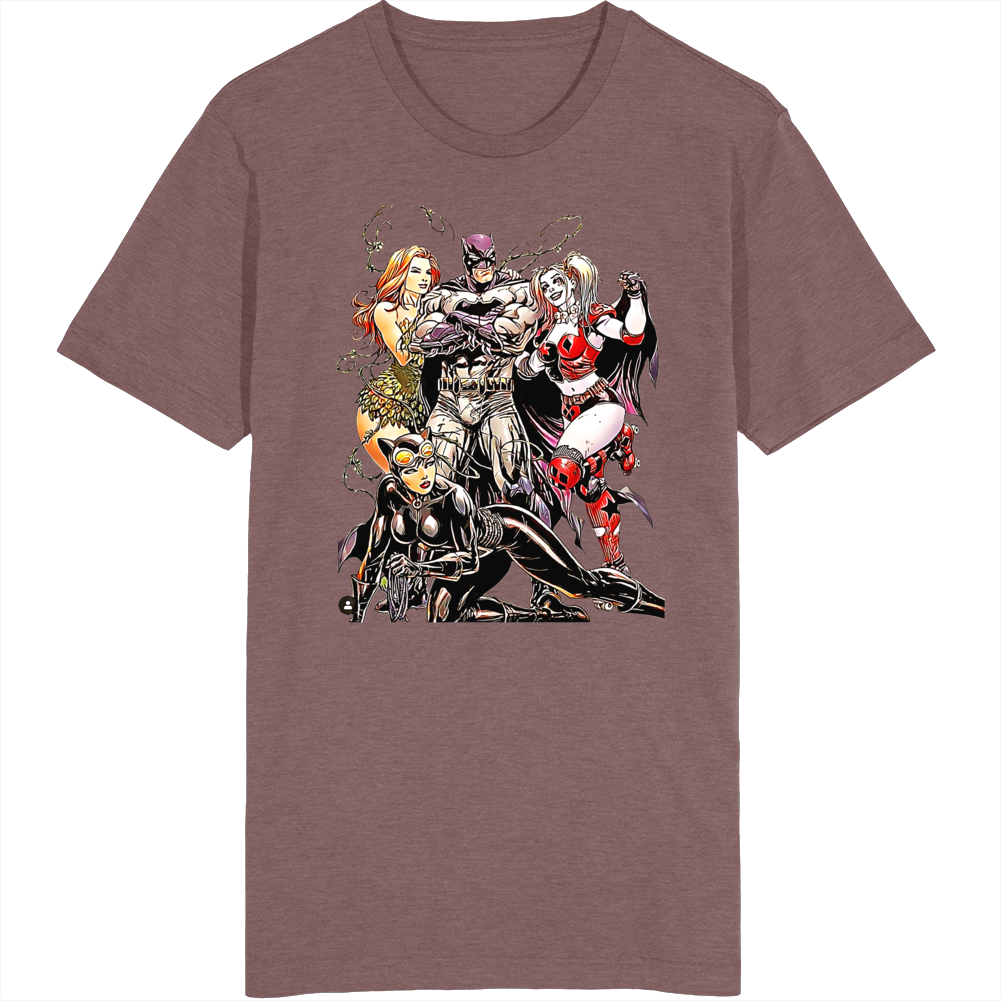 Batman Hot Villains Comic Fan T Shirt Batman Hot Villains Comic Fan T Shirt