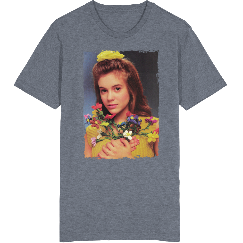 Alyssa Milano Popular 80s Actress Who's The Boss Tv Series Fan T Shirt Alyssa Milano Popular 80s Actress Who's The Boss Tv Series Fan T Shirt