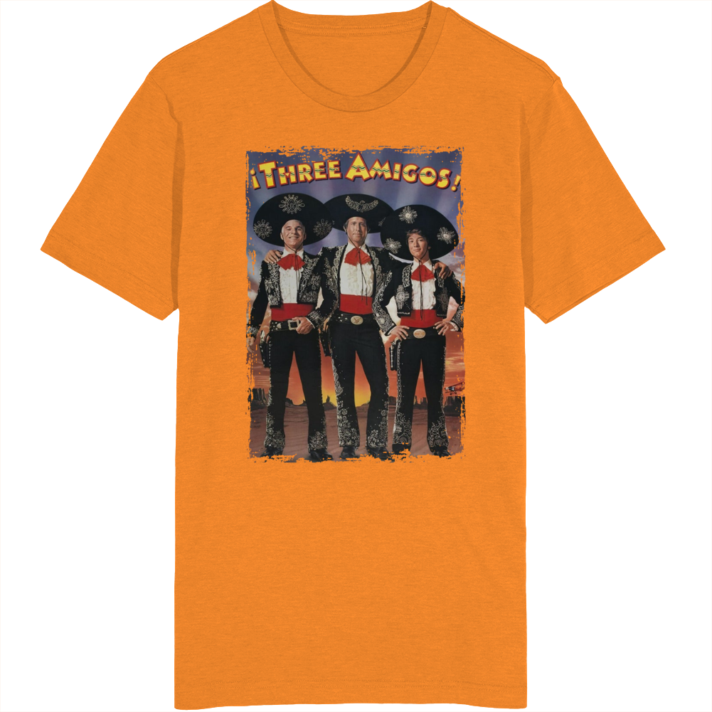 Three Amigos Western Comedy 80s Movie Fan T Shirt Three Amigos Western Comedy 80s Movie Fan T Shirt