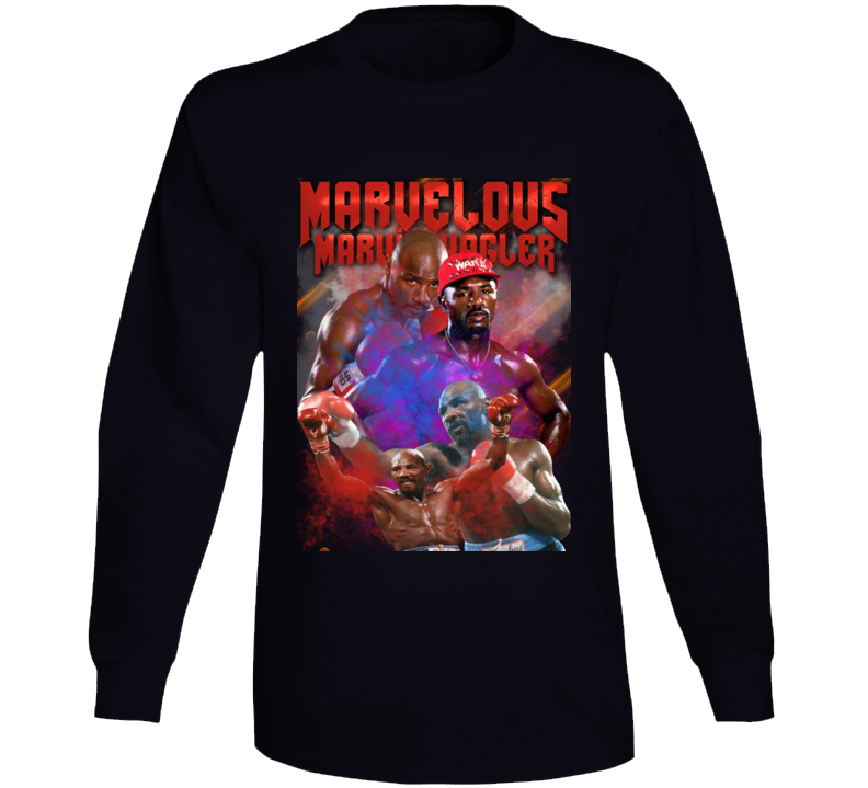 Marvelous Marvin Hagler Boxer Boxing Legend Fan Long Sleeve T Shirt Marvelous Marvin Hagler Boxer Boxing Legend Fan Long Sleeve T Shirt