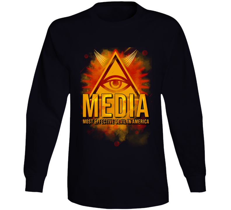 Media Most Effective Devil In America Conspiracy Long Sleeve T Shirt Media Most Effective Devil In America Conspiracy Long Sleeve T Shirt