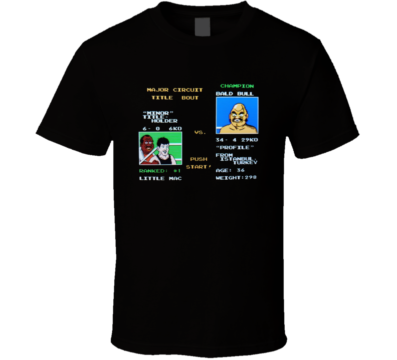 Bald Bull Little Mac Mike Tyson's Punchout T Shirt Bald Bull Little Mac Mike Tyson's Punchout T Shirt