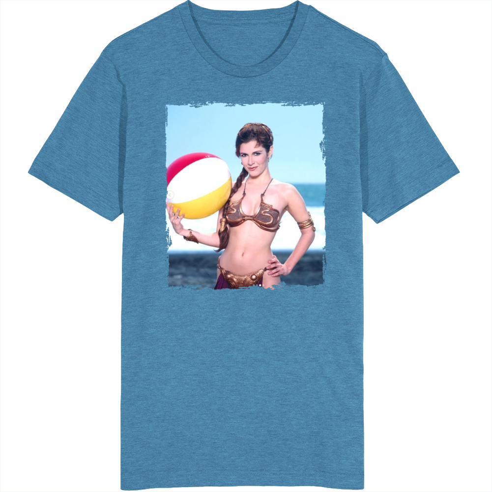 Princess Leia Beach Fun T Shirt Princess Leia Beach Fun T Shirt