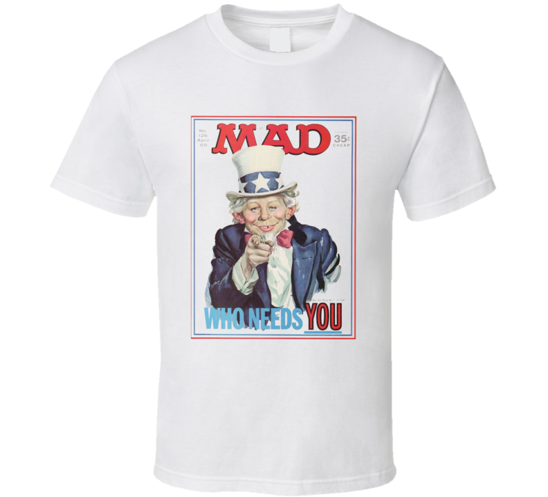 Alfred E. Neuman Parody Mag T Shirt Alfred E. Neuman Parody Mag T Shirt