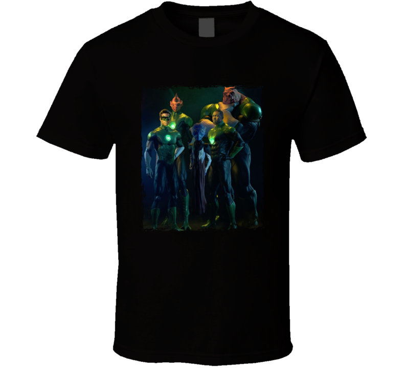Green Laterns Comic Book Heroes T Shirt Green Laterns Comic Book Heroes T Shirt