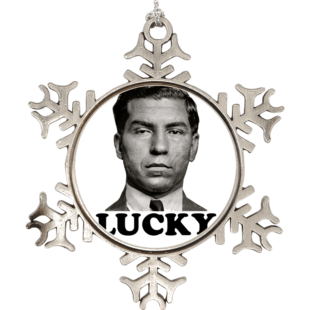 Lucky Luciano Holiday Ornament Lucky Luciano Holiday Ornament