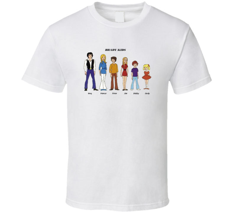 The Brady Kids Tv Cartoon T Shirt The Brady Kids Tv Cartoon T Shirt