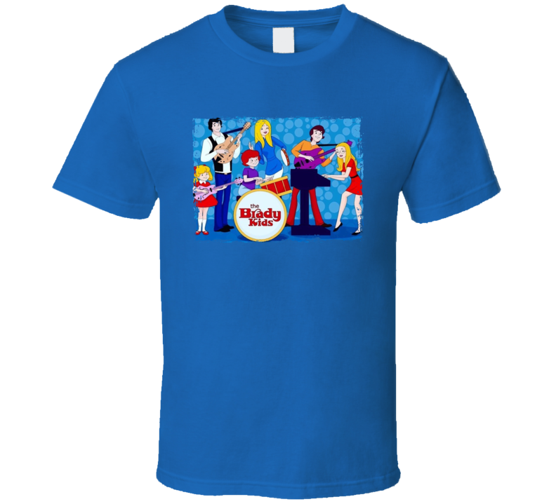 The Brady Kids Band Cartoon T Shirt The Brady Kids Band Cartoon T Shirt