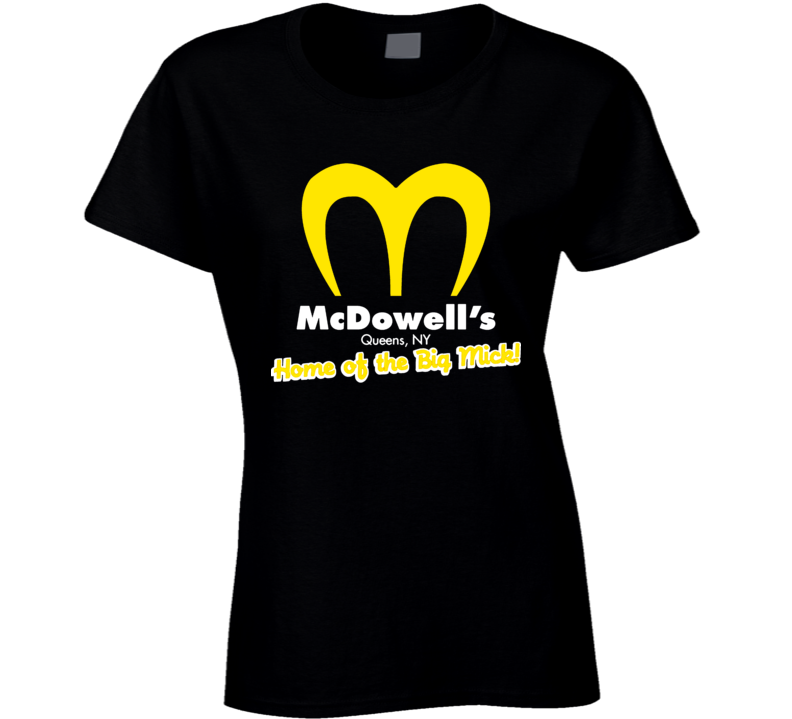 Mcdowells Parody Ladies T Shirt Mcdowells Parody Ladies T Shirt