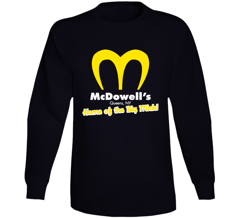 Mcdowells Parody Long Sleeve T Shirt Mcdowells Parody Long Sleeve T Shirt