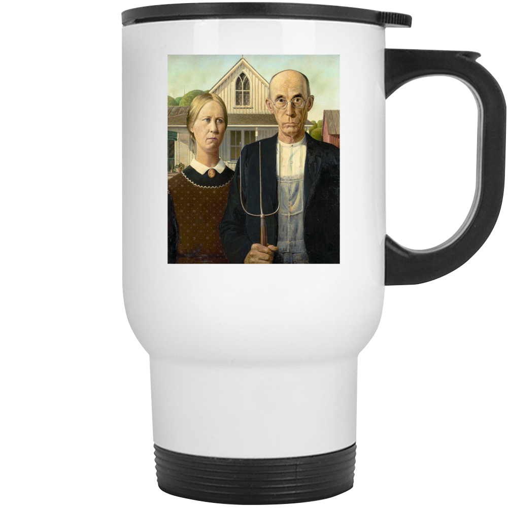 American Gothic Original Meme Mug American Gothic Original Meme Mug