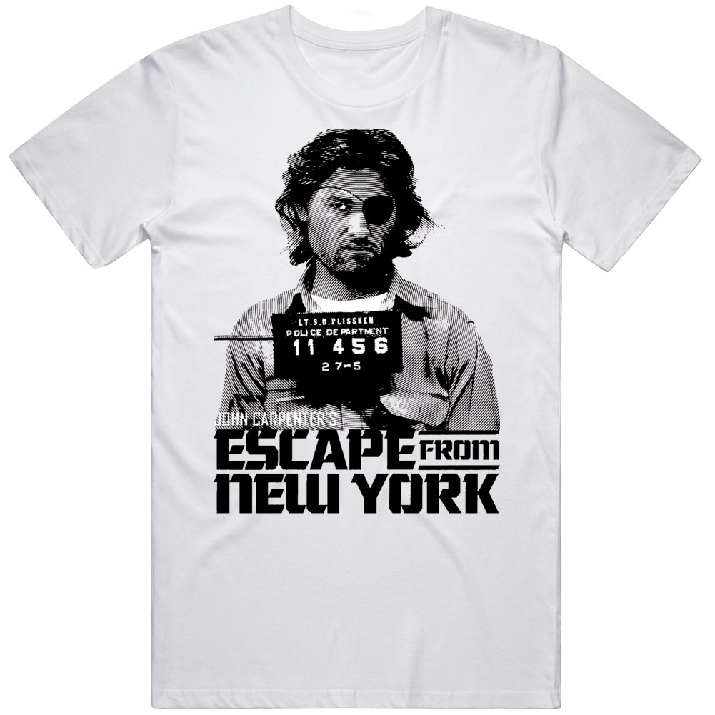 Escape From New York Snake Plissken Kurt Russell T Shirt Escape From New York Snake Plissken Kurt Russell T Shirt
