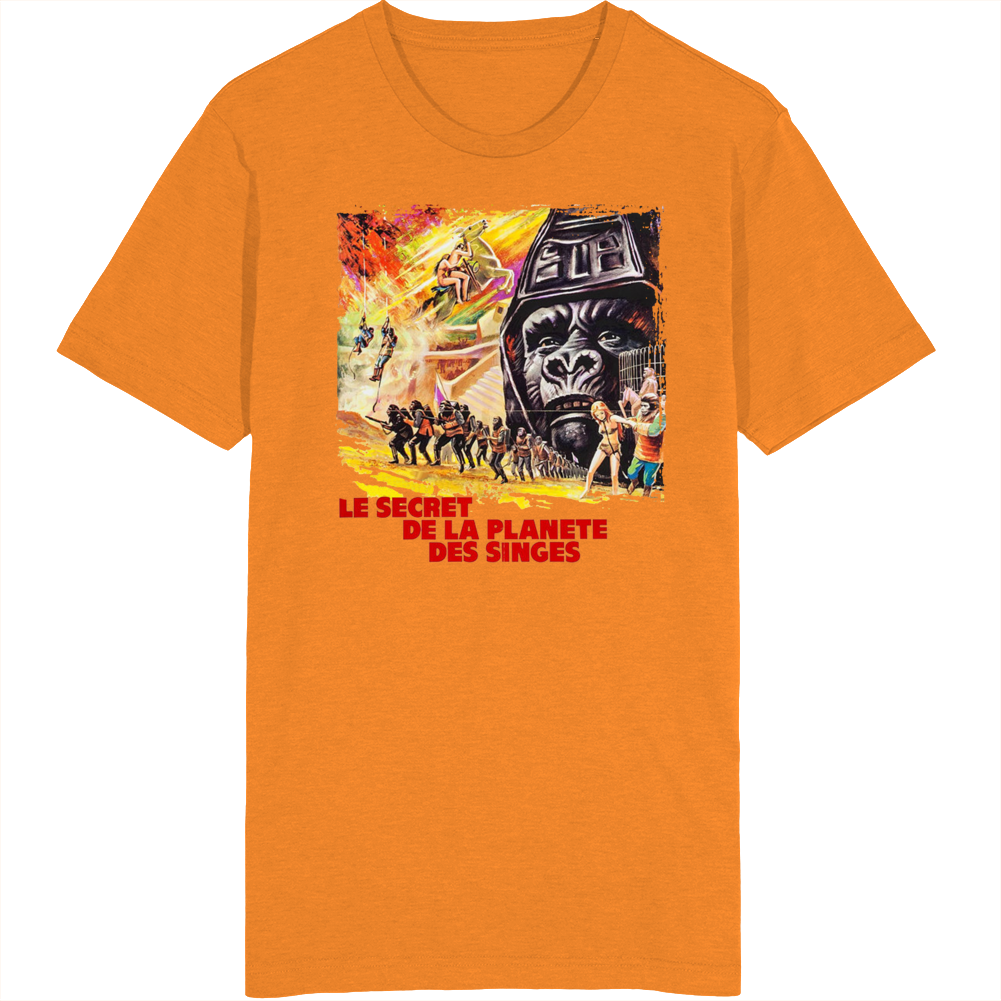 Beneath The Planet Of The Apes French Movie T Shirt Beneath The Planet Of The Apes French Movie T Shirt