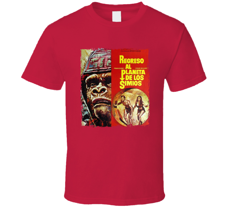 Beneath The Planet Of The Apes Spanish Movie T Shirt Beneath The Planet Of The Apes Spanish Movie T Shirt