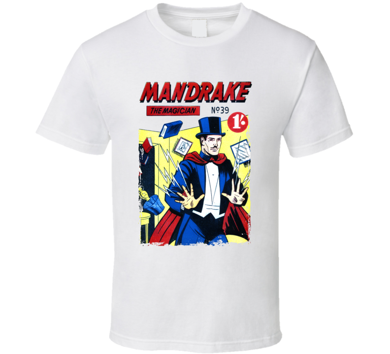 1 Cent Comic Mandrake The Magician T Shirt 1 Cent Comic Mandrake The Magician T Shirt