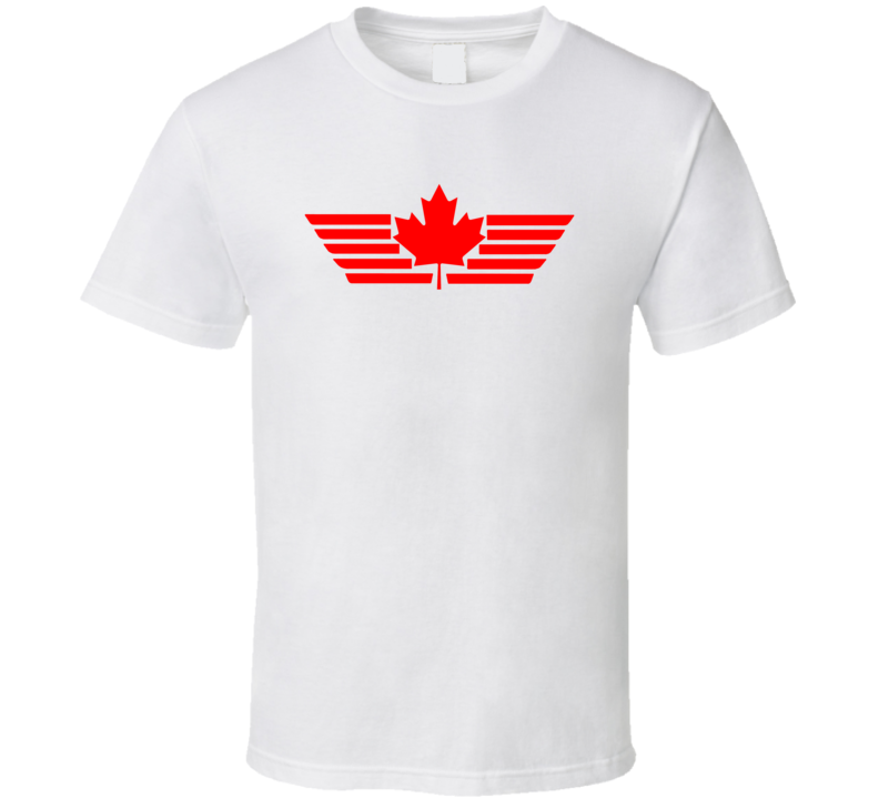 Top Gun Canadian Flag Mashup T Shirt Top Gun Canadian Flag Mashup T Shirt