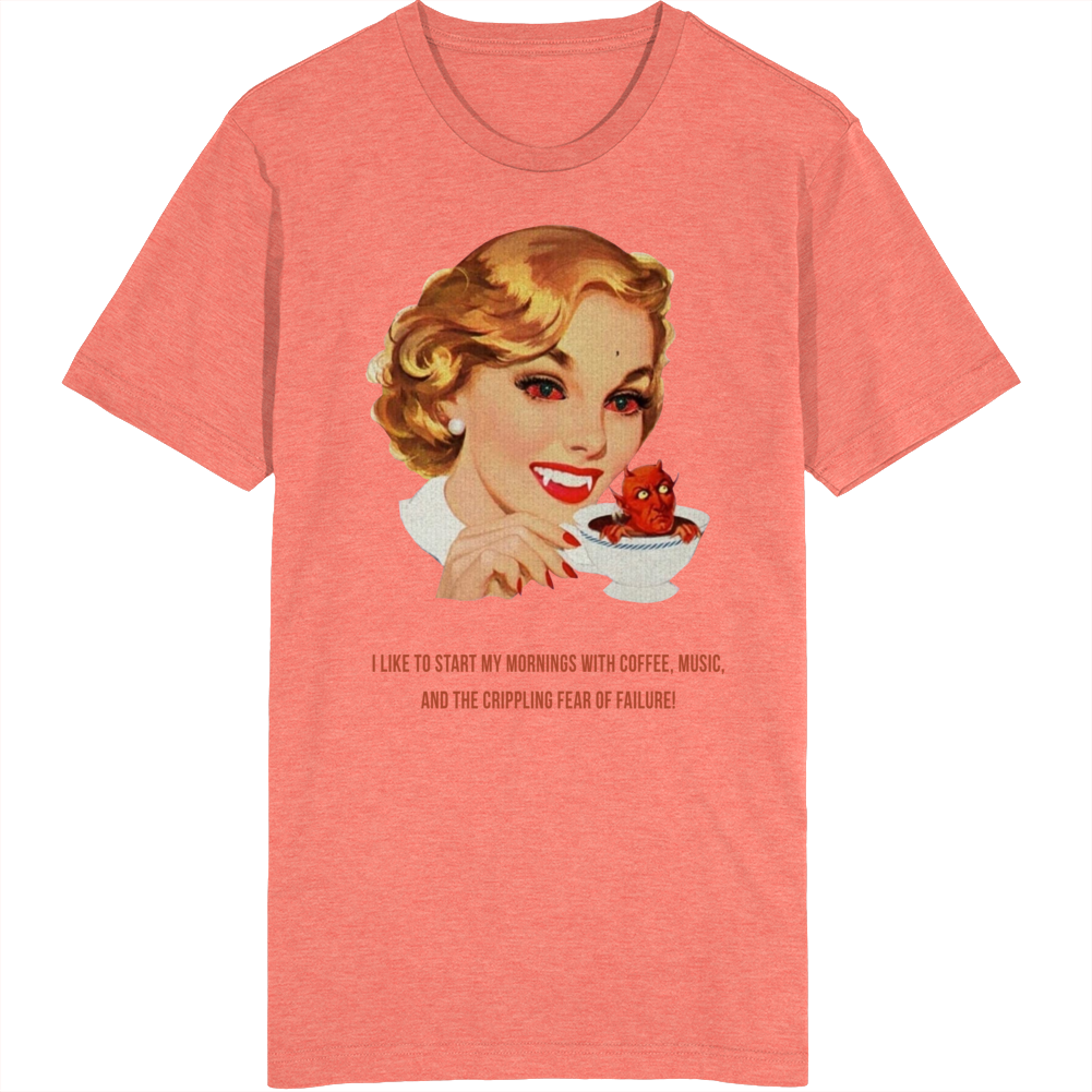 Coffee Morning Funny Fear T Shirt Coffee Morning Funny Fear T Shirt