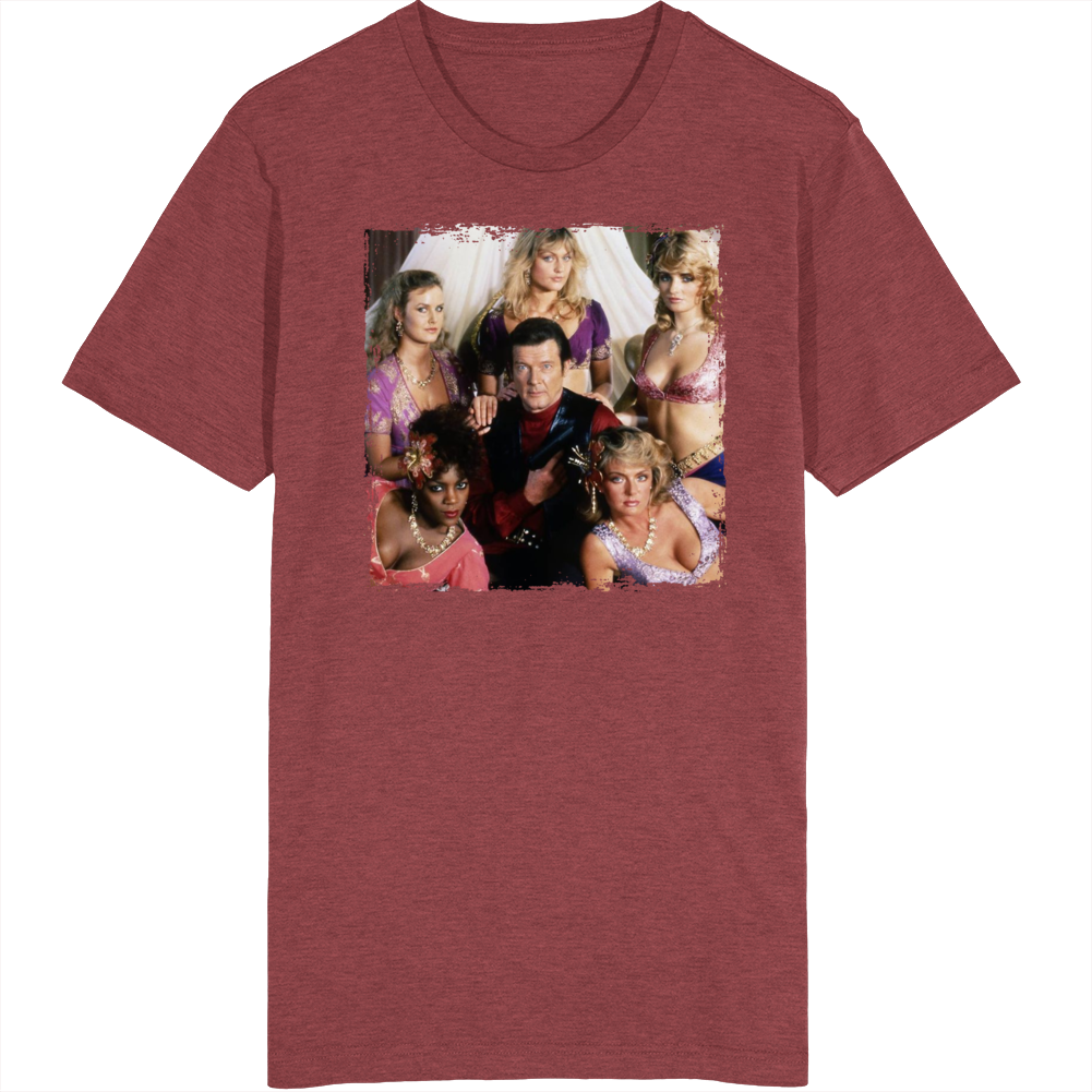 Octopussy Roger Moore James Bond T Shirt Octopussy Roger Moore James Bond T Shirt
