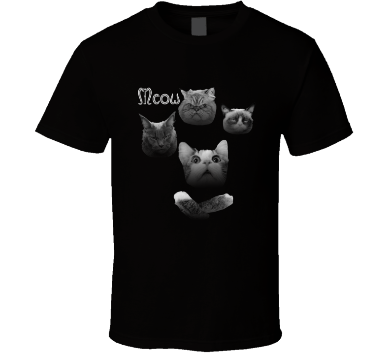 Meow Cat Lover Parody T Shirt Meow Cat Lover Parody T Shirt