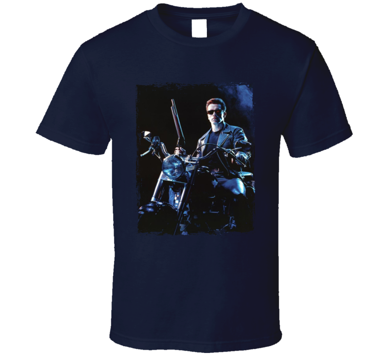 Terminator 2 Arnold Motorcycle T Shirt Terminator 2 Arnold Motorcycle T Shirt