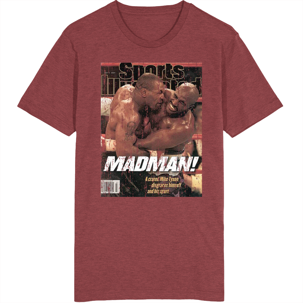Tyson Holyfield Bite Boxing Distressed Look T Shirt Tyson Holyfield Bite Boxing Distressed Look T Shirt
