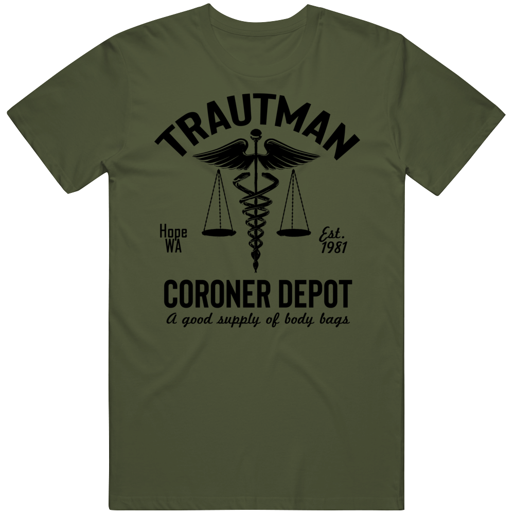 Trautman Coroner Depot Body Bags First Blood Rambo Parody T Shirt Trautman Coroner Depot Body Bags First Blood Rambo Parody T Shirt