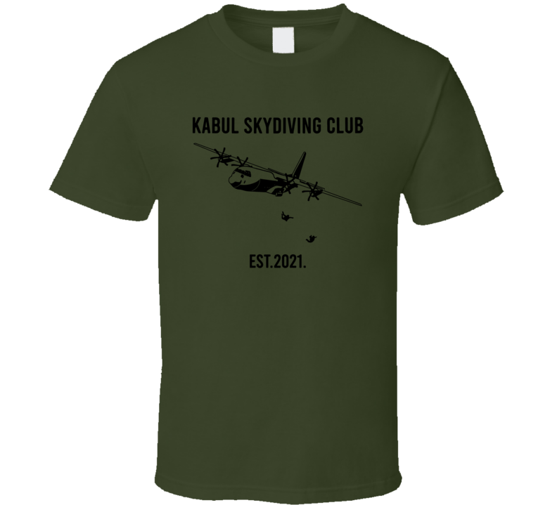 Kabul Skydiving Club T Shirt Kabul Skydiving Club T Shirt