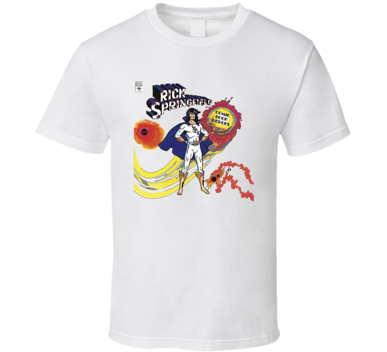 Rick Springfield Comic Book Heroes T Shirt Rick Springfield Comic Book Heroes T Shirt