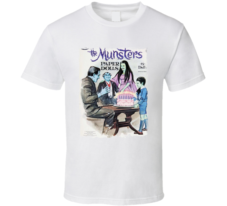 The Munsters Paper Dolls T Shirt The Munsters Paper Dolls T Shirt