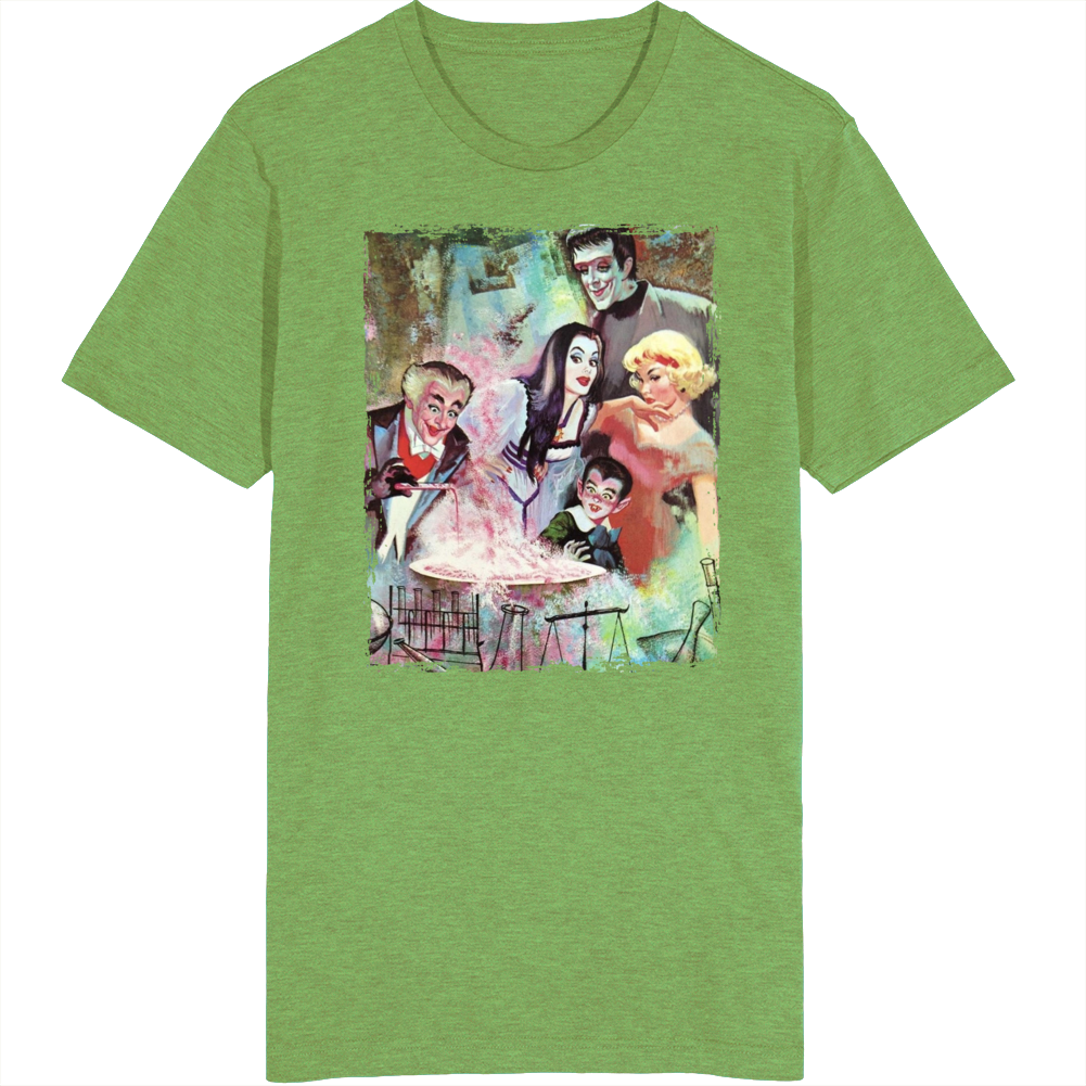 The Munsters Vintage Jigsaw Puzzle T Shirt The Munsters Vintage Jigsaw Puzzle T Shirt