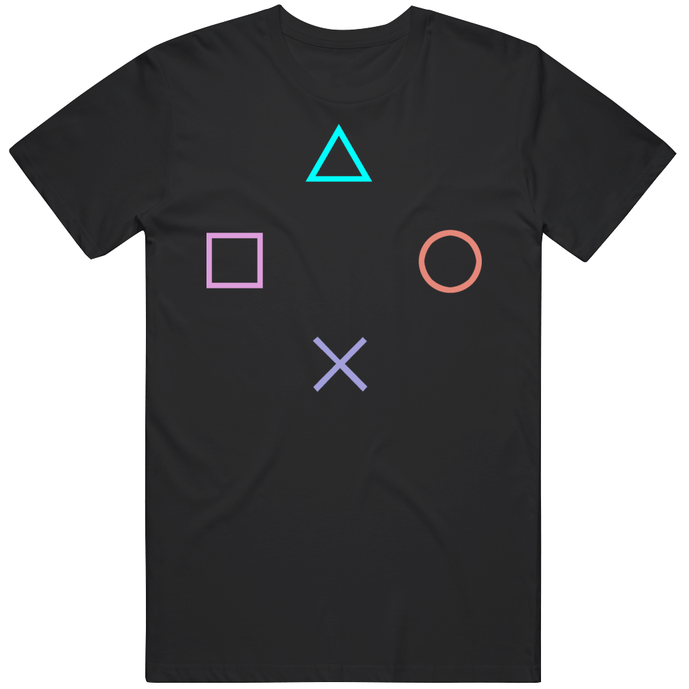 Gamer Controller Symbols T Shirt Gamer Controller Symbols T Shirt