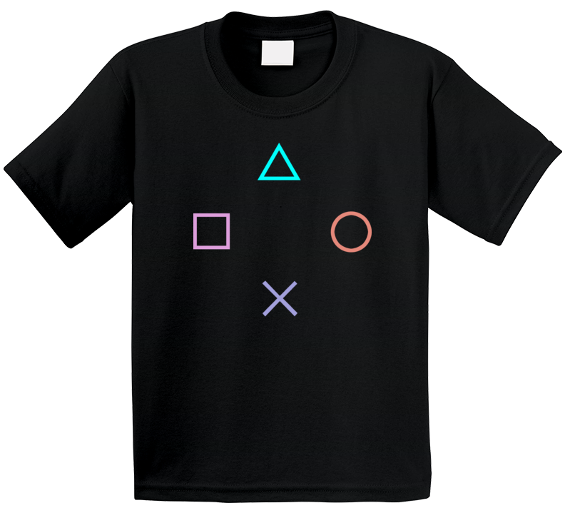 Gamer Controller Symbols T Shirt Gamer Controller Symbols T Shirt