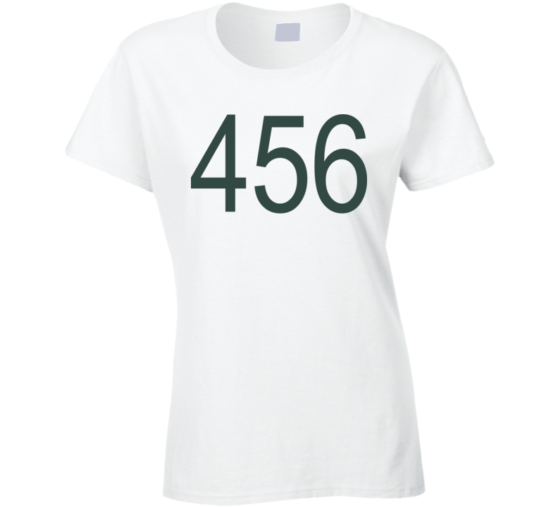 456 Squid Game Korean Show Ladies T Shirt 456 Squid Game Korean Show Ladies T Shirt