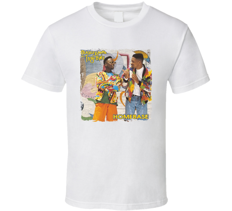Jazzy Jeff And The Fresh Prince Homebase T Shirt Jazzy Jeff And The Fresh Prince Homebase T Shirt