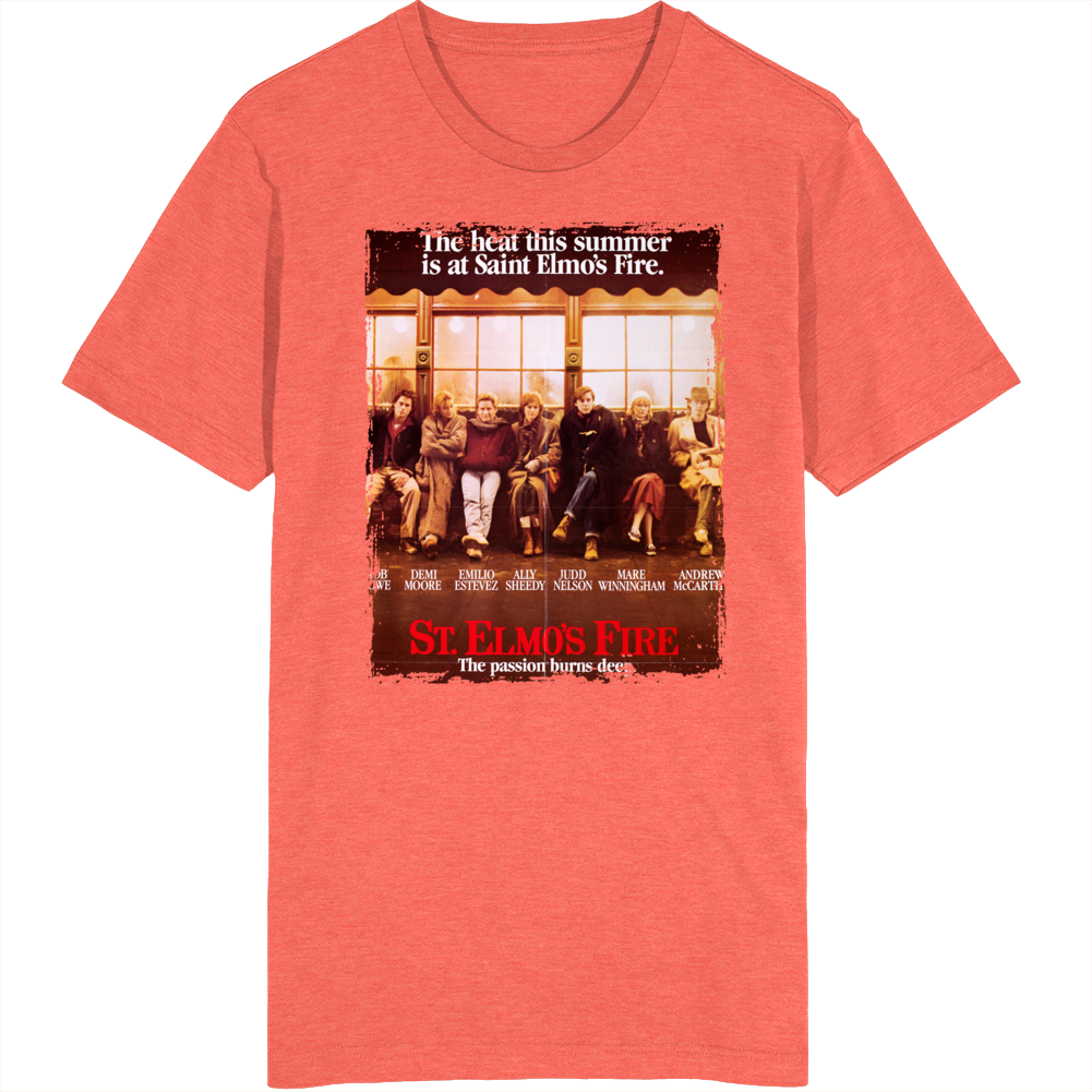St Elmo's Fire Movie T Shirt St Elmo's Fire Movie T Shirt