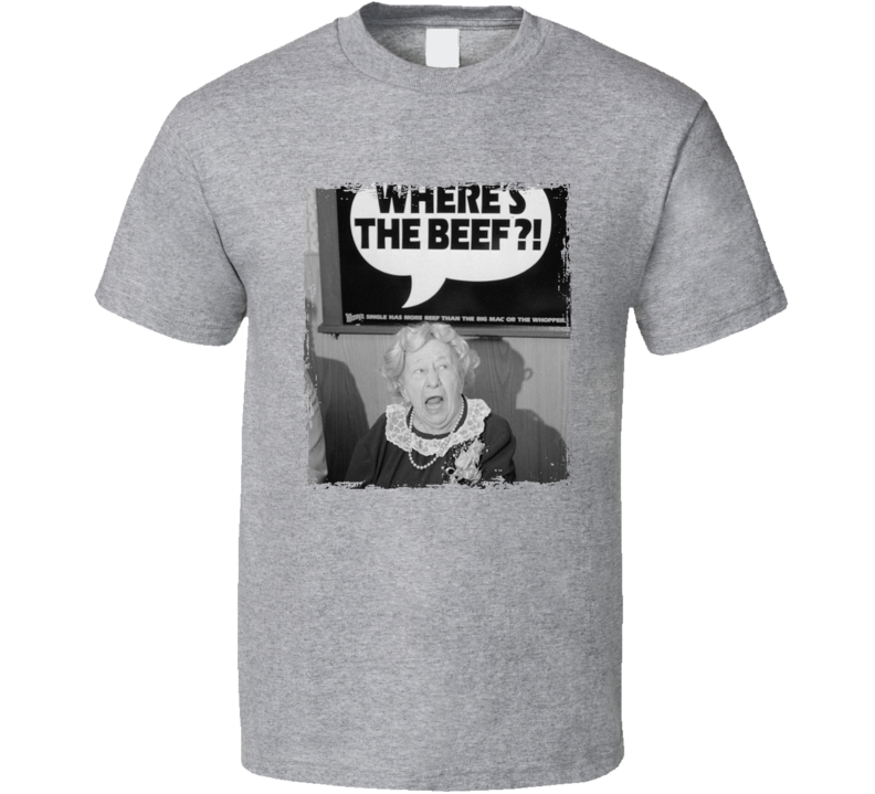 Where's The Beef Wendy's Retro Ad T Shirt Where's The Beef Wendy's Retro Ad T Shirt