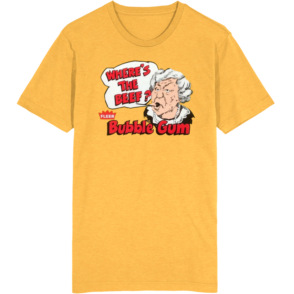 Where's The Beef Bubble Gum T Shirt Where's The Beef Bubble Gum T Shirt