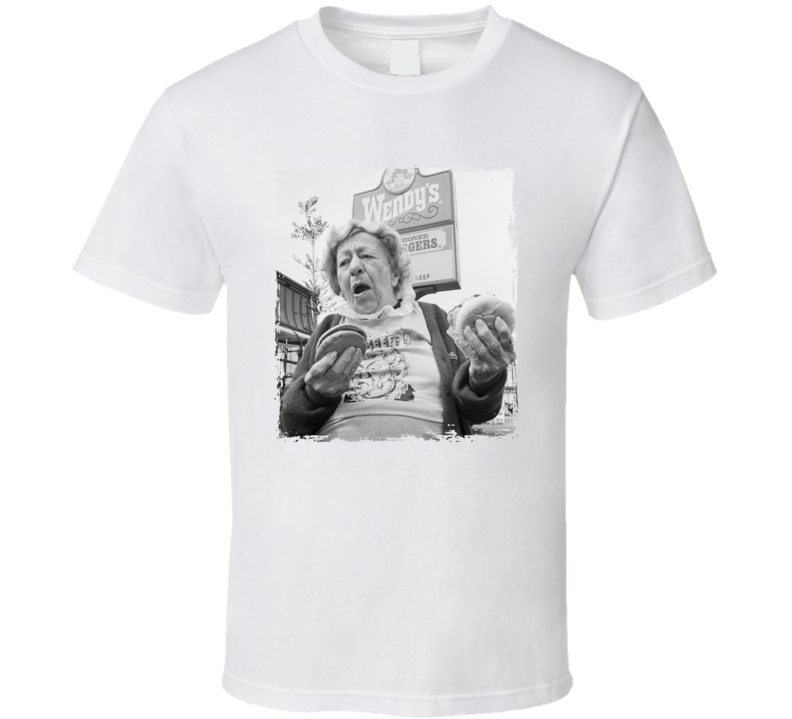 Wendy's Where's The Beef Granny T Shirt Wendy's Where's The Beef Granny T Shirt