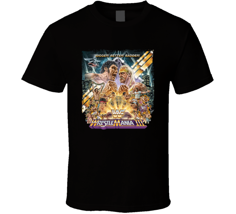 Wrestlmania Iii T Shirt Wrestlmania Iii T Shirt