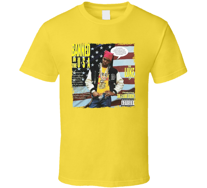 Banned In The Usa Album T Shirt Banned In The Usa Album T Shirt