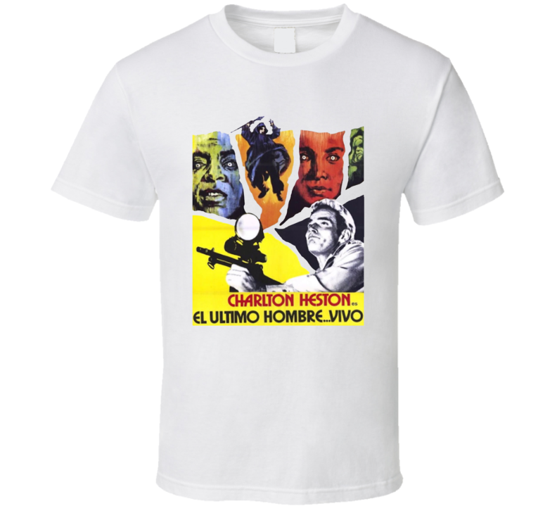 The Omega Man Spanish Movie T Shirt The Omega Man Spanish Movie T Shirt